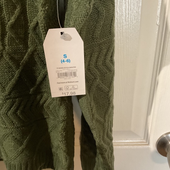 NWT Mixed Stitch Long Sleeve Sweater - Picture 3 of 4